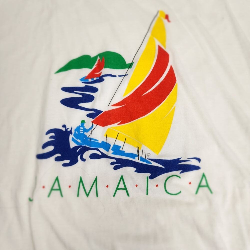 Sun Island Jamaica Vacation Thin Breathable Short Sleeve T-Shirt Men's Size XL